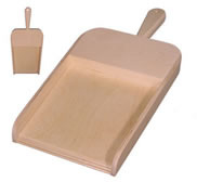Flat wood scoop - paletta in legno
