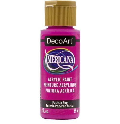 Fuchsia Pop-Americana Decoart