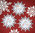 Diamond Snowflake - sagoma in legno con cornice, 12 cm circa