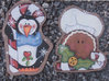 Lg Gingerbread & Penguin - Lori Cagle