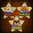 Wooden Star Ornaments - 3 sagome in legno