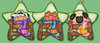 Barnyard Holiday Small Star Ornaments - 3 sagome in legno