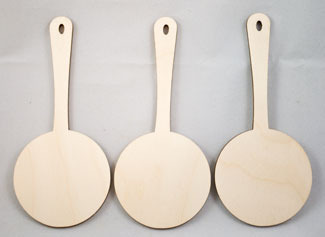 Christmas Spoons - 3 sagome in legno