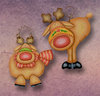 Reindeer ornaments - 2 sagome in legno
