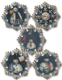 Snowflake Ornament - 1 sagoma in legno