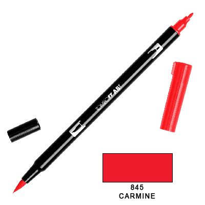 Tombow Marker a 2 punte - Carmine 845