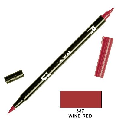 Tombow Marker a 2 punte - Wine Red 837