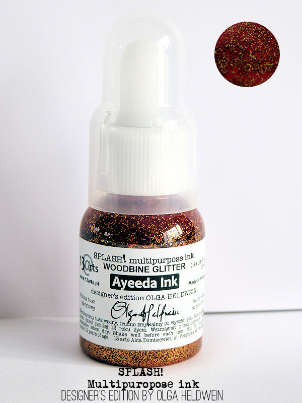 SPLASH! Acrylic Ink Ayeeda - Glitter Woodbine