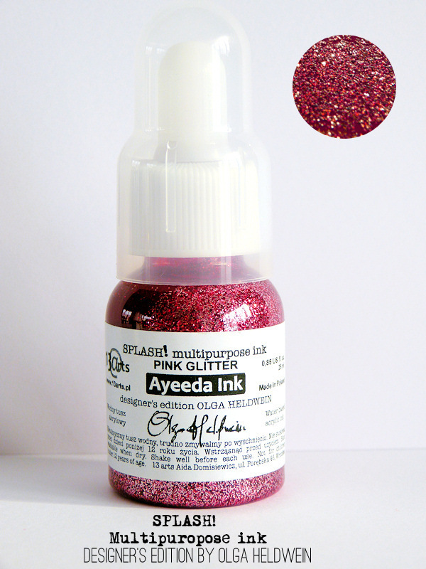 SPLASH! Acrylic Ink Ayeeda - Glitter Pink