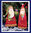 Santa & Presents Ornaments - 2 sagome in legno