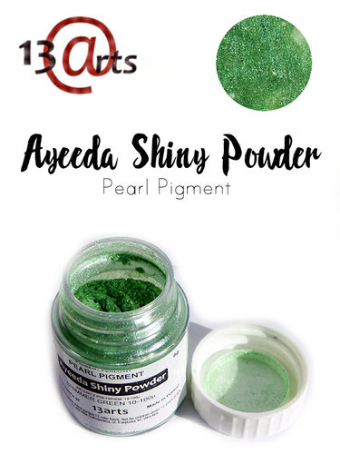 Shimmer Green - Ayeeda Shiny Powder 13 Arts