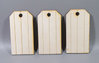 Grooved Tag ornaments - 3 sagome in legno