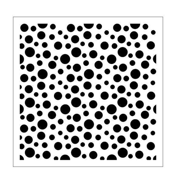 Stencil "Rain of dots" -13arts