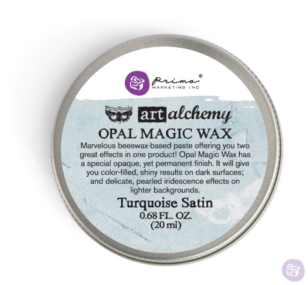 Turquoise Satin - Opal Magic Wax Prima Marketing