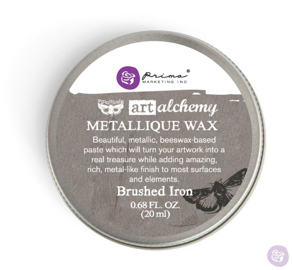 Brushed Iron - Metallic Wax Prima Marketing