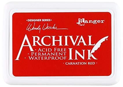 Archival Ink - Carnation Red