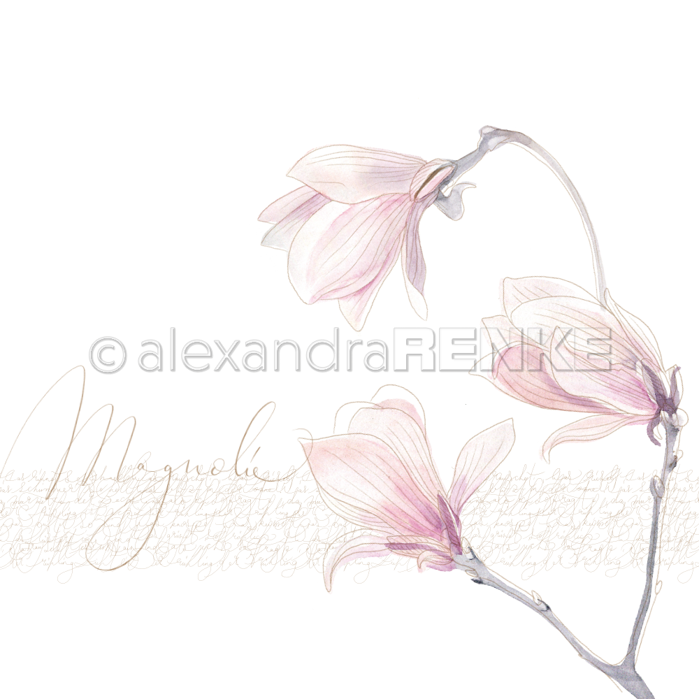 Carta 30x30 Alexandra Renke - Large Magnolia