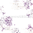 Carta 30x30 Alexandra Renke - Violet blossoms