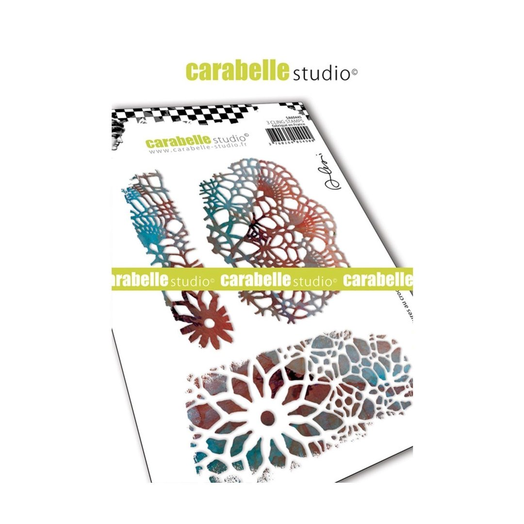 Cling Stamp A6: Texture au crochet - Carabelle Studio