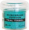 Teal tinsel - Ranger embossing powder