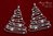 Chipboard Starry Springs Christmas Trees - Scrapiniec