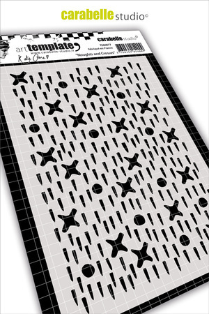Stencil A6 Noughts and Crosses by Kate Crane - Carabelle Studio