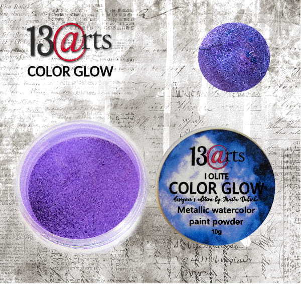 Color Glow Watercolors 13Arts - Iolite