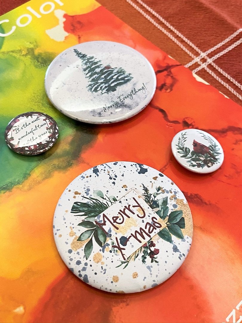 Pin & Badge set #6 CHRISTMAS TREE - Pezze e Colori