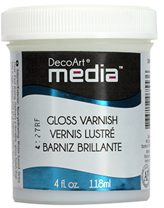 Gloss Varnish 4 oz - Media Decoart