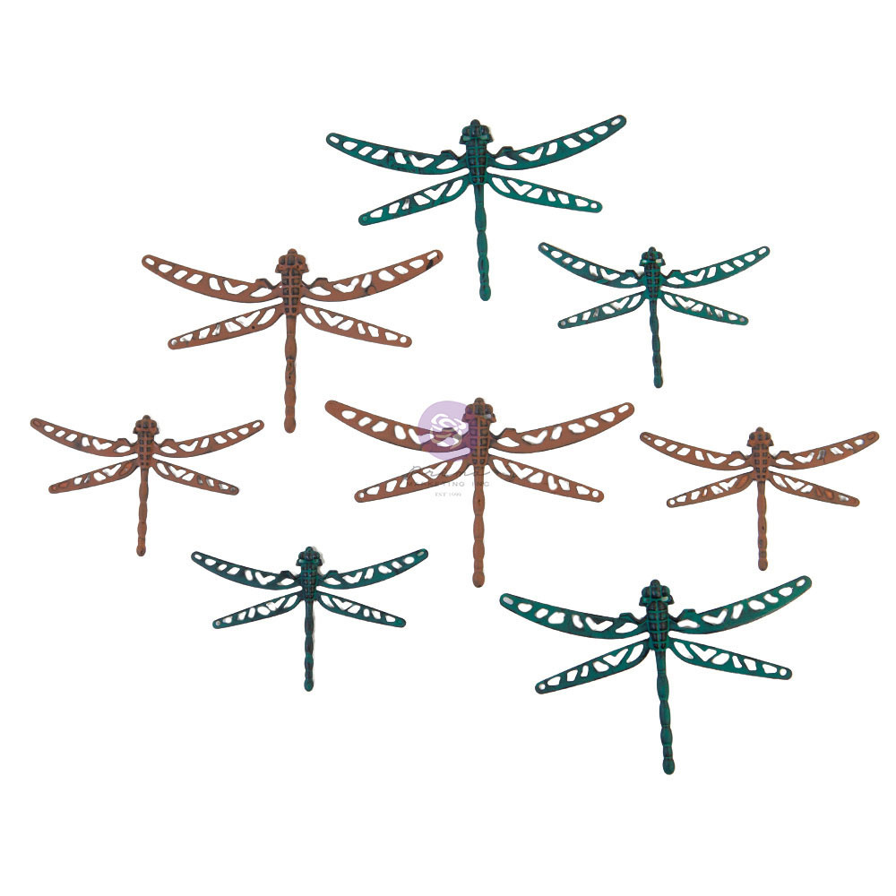Mechanicals Metal Embellishments - Scrapyard Dragonflies - Prima Marketing
