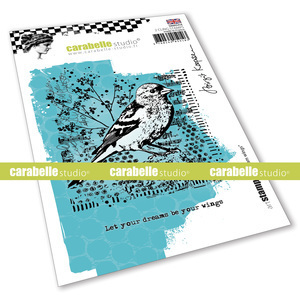 Cling Stamp A6 : Dream Wings by Brigit Koopser - Carabelle Studio