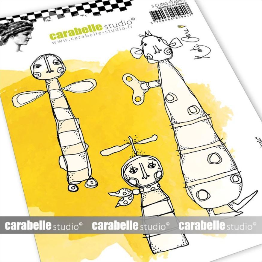 Cling Stamp A6: Mechanicals - Carabelle Studio