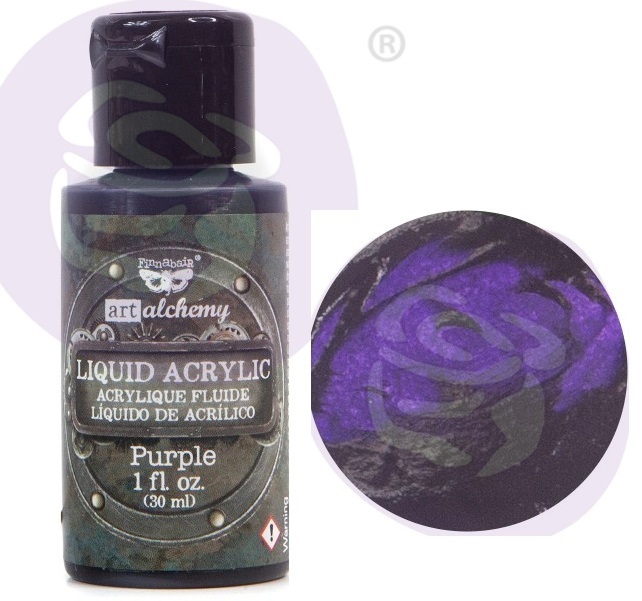 Purple - Liquid Acrylic Paint Prima Marketing