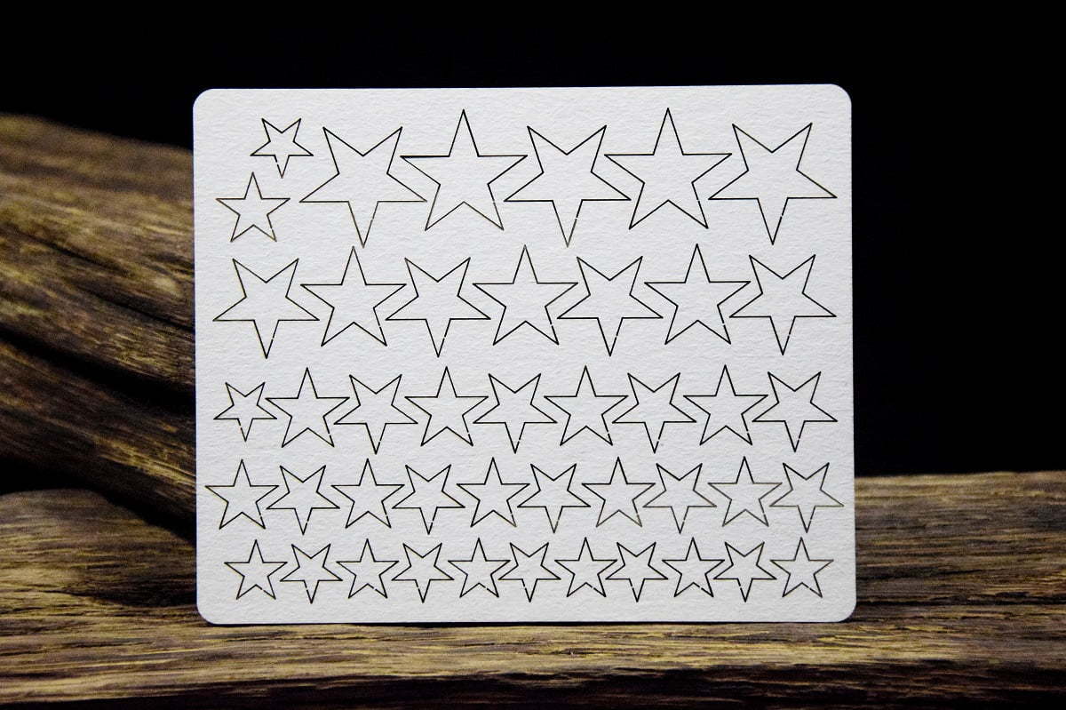 Chipboard - Reach for the Stars - Stars set