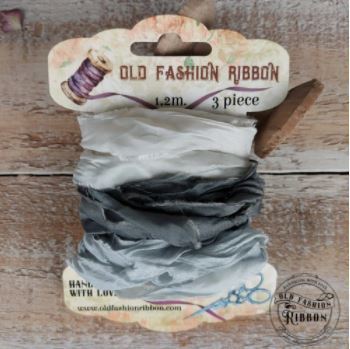Set 3 nastri raso Old Fashion Ribbons - #UHK10