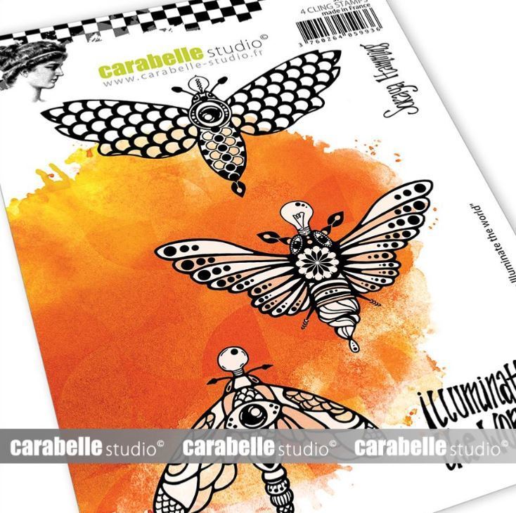 Cling Stamp A6 : Butterfly: Illuminate the World by Soraya Hamming - Carabelle Studio