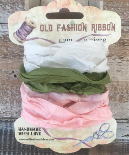 Set 3 nastri raso Old Fashion Ribbons - #M25