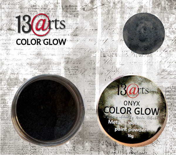 Color Glow Watercolors 13Arts - Onyx