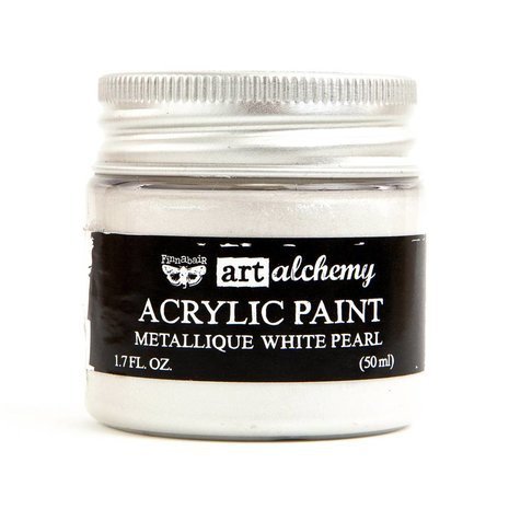 White Pearl - Acrylic Paint Metallique Prima Marketing
