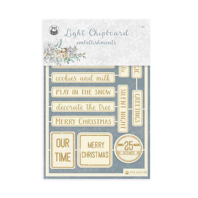 P13 Chipboard - Chistmas Charms 11