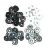 We R Memory Keepers - Wide eyelets Grey