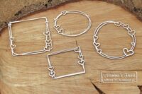 Chipboard Mammas heart Set of frames - Scrapiniec