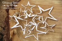 Chipboard Christmas Sketch stars background - Scrapiniec