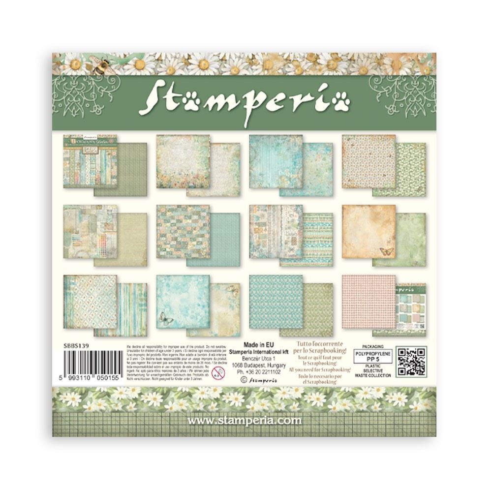 Pad Backgrounds Daisy Art 12″x12″ – Stamperia - immagine 2