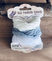Set 3 nastri raso Old Fashion Ribbons - #20