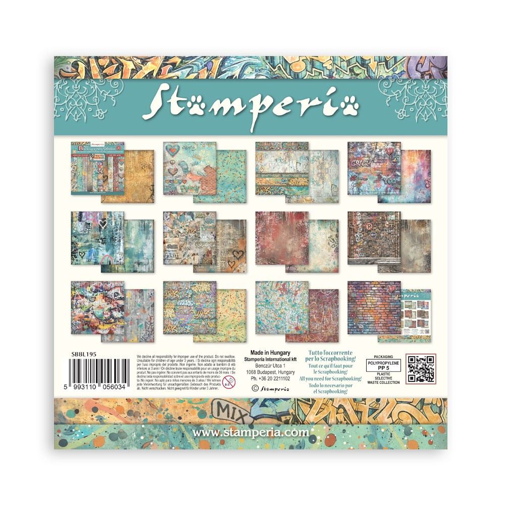 Pad Furry Friends 2 Background12″x12″ – Stamperia - immagine 2