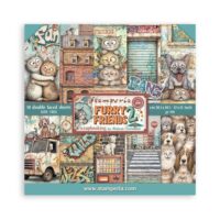 Pad Furry Friends 212″x12″ – Stamperia