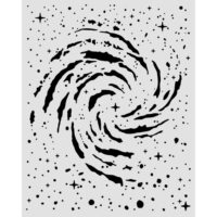 Stencil Cosmos vortice – Stamperia